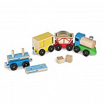 Дървен влак товарен Melissa and Doug 10705