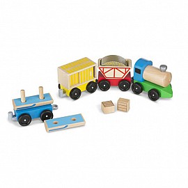 Дървен влак товарен Melissa and Doug 10705