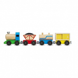Дървен влак товарен Melissa and Doug 10705