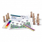 Дървени печати Melissa&Doug щастливи дръжки 12306