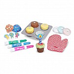 Дървен комплект за печене на тортички Melissa and Doug 14019