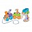 Дървен влак Melissa and Doug за дърпане - ферма 14608