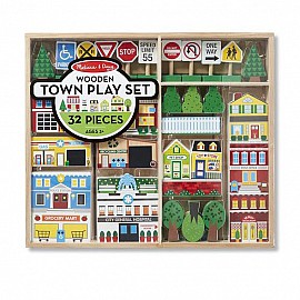Дървен град комплект Melissa and Doug 14796