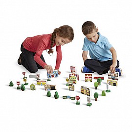 Дървен град комплект Melissa and Doug 14796
