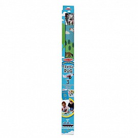 Детско килимче Melissa and Doug Пътуване по света с дървени превозни средства 15194