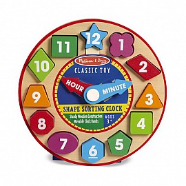 Дървен часовник сортер Melissa and Doug 18593