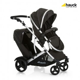 Бебешка количка за породени деца HAUCK Duett 2 Black 500118