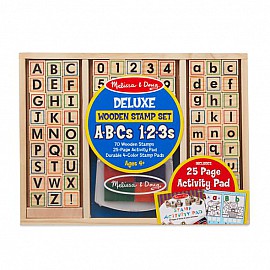 Дървени печати Melissa&Doug ABC 40118