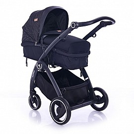 Бебешка комбинирана количка Lorelli ADRIA Black