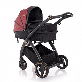 Бебешка количка Lorelli ADRIA Black&Red
