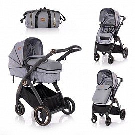Бебешка количка Lorelli ADRIA Grey