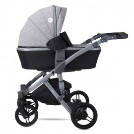 Бебешка количка Lorelli RIMINI PREMIUM 2в1 Cool Grey Stars