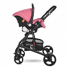 Бебешка количка Lorellli ALBA CLASSIC SET Candy Pink