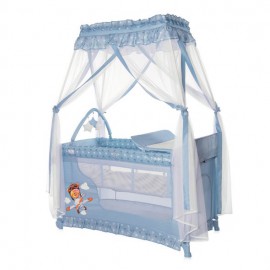 Бебешка кошара Lorelli MAGIC SLEEP Blue Adventure