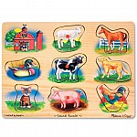 Пъзел със звуци Melissa&Doug Ферма 10268