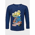 Блузка с дълъг ръкав Minion Mania тъмносиня