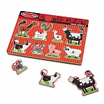 Пъзел със звуци Melissa and Doug Ферма с животни 10726