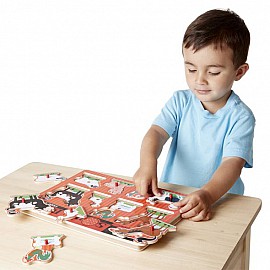 Пъзел със звуци Melissa and Doug Ферма с животни 10726