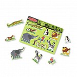 Пъзел със звуци Melissa and Doug Zoo с животни 10727