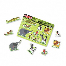 Пъзел със звуци Melissa and Doug Zoo с животни 10727