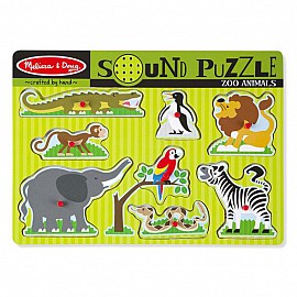 Пъзел със звуци Melissa and Doug Zoo с животни 10727