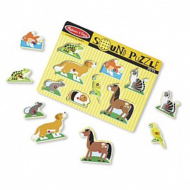 Пъзел със звуци Melissa and Doug Домашни любимци 10730