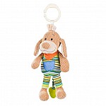 Плюшена играчка Babyono Музикално Куче с гризалка 1124