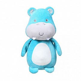 Плюшена играчка Babyono хипопотам Марсел с дрънкалка 1158
