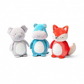Плюшена играчка Babyono хипопотам Марсел с дрънкалка 1158