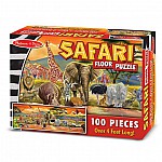 Пъзел за под 100 части Melissa and Doug Safari 12873