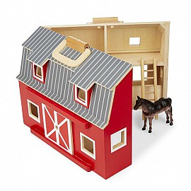 Сгъваем дървен обор с животни Melissa and Doug 13700