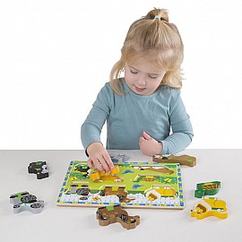 Дървен пъзел Melissa and Doug Домашни любимци 13724