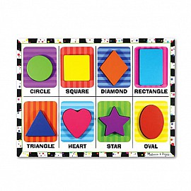Дървен пъзел с фигури Melissa and Doug 13730