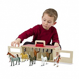 Конюшня с 8 коня Melissa and Doug