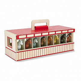Конюшня с 8 коня Melissa and Doug
