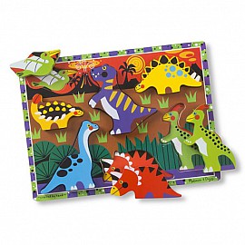 Дървен пъзел Melissa and Doug Динозаври 13747