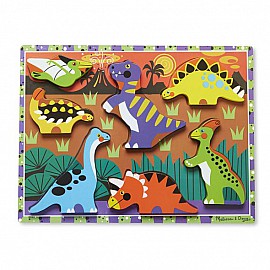 Дървен пъзел Melissa and Doug Динозаври 13747