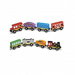 Дървен влак Melissa and Doug комплект 15186