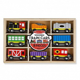 Дървен влак Melissa and Doug комплект 15186