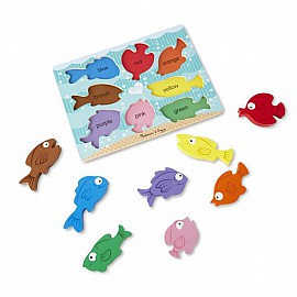 Пъзел за учене на цветовете Melissa and Doug 19003