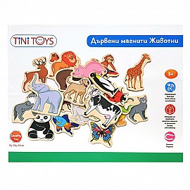 Дървени магнити Животни