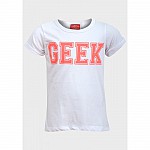 Блузка Geek Funky Diva Бяла