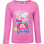 Блуза за момиче Пепа Galaxy розова