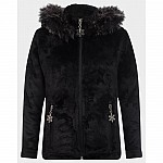 Яке за момиче пролет-есен с пух на качулката Angele Girls