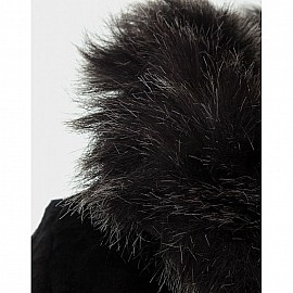 Яке за момиче пролет-есен с пух на качулката Angele Girls