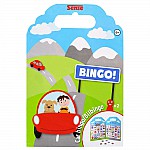 Игра със силиконови стикери "Бинго в колата"