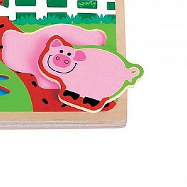 Дървен музикален пъзел, Ферма