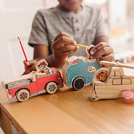 Дървен комплект за оцветяване Paw Patrol Melissa and Doug 33266