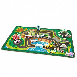 Килим с дървени превозни средства Paw Patrol Melissa and Doug 33273
