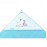 Хавлия за баня бамбук Babyono 100х100 346/02